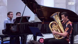 Will Druiett performs Handel Oboe Concerto 3rd Mov. at Gravissimo using Wessex Tubas' British F Tuba