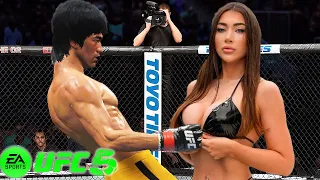 🐲 UFC5 Bruce Lee vs Stephanie Collie UFC 5 - Super Fight 🐲