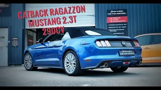 ON MONTE UN CATBACK NON RESONNE SUR UNE FORD MUSTANG 2.3T ECOBOOST 290CV !