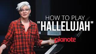 How To Play "Hallelujah" On The Piano | Beginner Piano Lesson