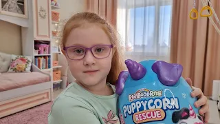 Распаковка и обзор Большое яйцо Puppycorn. Rainbocorns puppycorn surprise