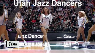 Utah Jazz Dancers - NBA Dancers - 2/14/2022 dance performance -- Jazz vs Rockets