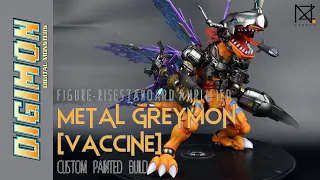 Custom Painted Build Figure Rise Standard Amplified METAL GREYMON VACCINE