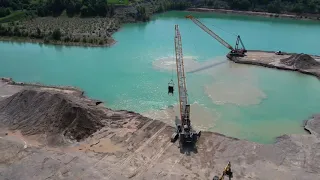 NEGRINI DRAGLINE BUCKET ON THE NEW LIEBHERR HS 8200 HD!😱😱🏗