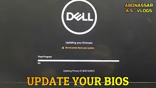 Update Your Bios Dell حذاري من هذه رسالة ممكن توقف جهازهك