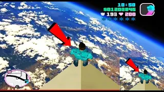 Jumping From HIGHEST TOWER EVER in GTA Vice City    Secret Place MAXIMUM HIGH LIMIT720P HD