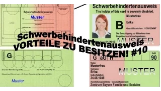 Schwerbehindertenausweis VORTEILE ZU BESITZEN!