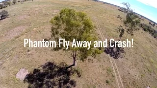 DJI Phantom 2 Fly away and crash