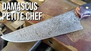 Making a Damascus Petite Chef Knife