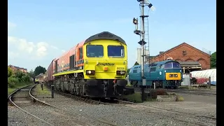 A GLORIOUS evening at Kidderminster. Severn Valley Railway. Spring Diesel Gala18th May 2024