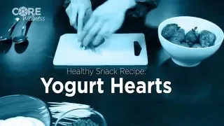 Healthy Snack Recipe: Yogurt Hearts