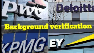 Big 4 Background Verification complete process #ey #deloitte #kpmg #pwc #backgroundverification #bgc