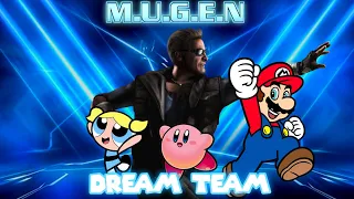 M.U.G.E.N "✨Dream Team✨" Arcade Handicap Match 4v1