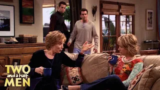 Charlie's Perfect Morning Is Ruined By Mom | Two and a Half Men