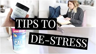 Tips to De-Stress | Kendra Atkins