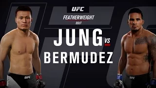 UFC2 - Chan Sung JUNG VS Dennis Bermudez. [PRO MODE]