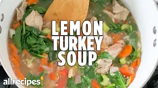 How to Make Lemon Turkey Soup | Fall Soup Recipe | Hosted at Home
