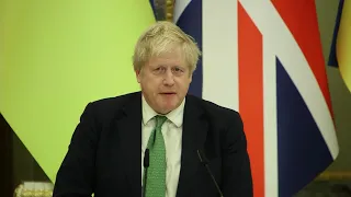 Johnson Says U.K. Preparing Sanctions on Russia