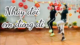 Nhảy đôi "EM ĐỪNG ĐI" - Shuffle Dance nhạc Nga Эзилип бүттүм - bài Đồng diễn 8/3