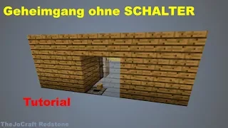 GEHEIMTÜR ohne SCHALTER | 100% sicher & EINFACH zu bauen