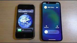Apple iPhone 2g vs iPhone 12 mini Incoming Calls