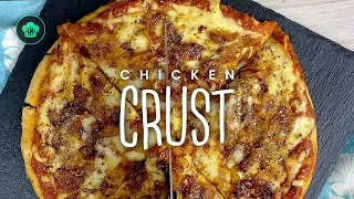 Craving PIZZA on a DIET? You NEED to Watch This Recipe | Low Carb Chicken Crust Pizza