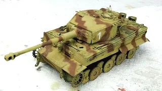 Painting & Weathering Tiger 1 German Camouflage with Tamiya Paints - 506 sPzAbt 1944