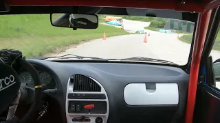 Slalom Bure 2024 onboard Citroen Saxo PSA-Trophy