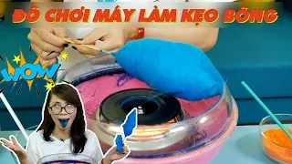 CANDY FLOSS MAKER - ĐỒ CHƠI MÁY LÀM KẸO BÔNG GÒN NHIỀU MÀU SẮC