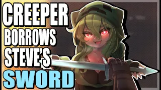 Creeper Barrows Steve's Sword (Minecraft Comic Dub)