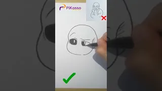 How to Draw Sans in The Right Way