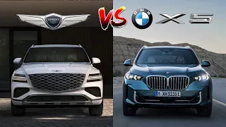 2025 BMW X5 vs 2025 Genesis GV80 Visual Comparison | SUV Battles! | MotorNation