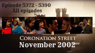 Coronation Street - November 2002