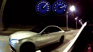 F80 BMW M3 vs W205 Mercedes AMG C63s Edition 1 Rolling Race