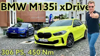 BMW M135i xDrive (306 PS): Hot Hatch als Alternative zu VW Golf R und Audi S3? Test | Review | 2022