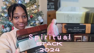 My Spiritual Growth Stack for 2024 | Spiritual Growth Books #bible #biblestudy