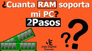 Como saber cuanta RAM soporta mi PC