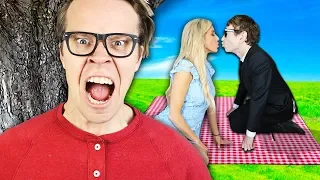 Spying On My Wife in Disguise For 24 Hours! Crashing Date with Crush using Hacks and Girls Struggles