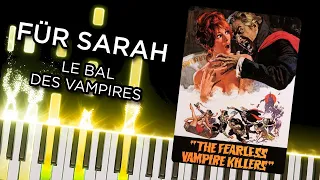 Für Sarah (Le Bal des Vampires) - Piano Tutorial