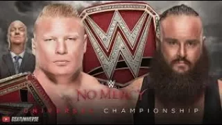 WWE No Mercy 2017: Brock Lesnar vs. Braun Strowman (Universal Championship)
