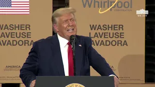 President Trump Delivers Remarks at Whirlpool Corporation Manufacturing Plant