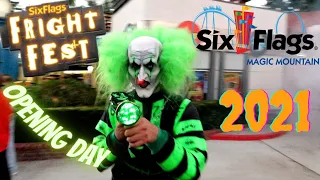 Fright Fest Opening Night Six Flags Magic Mountain 2021