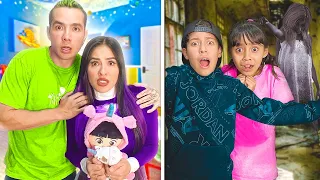 CAMBIO DE CASA CON DANIELITA Y SPAY POR UNA NOCHE 😰🏠 | Karla Bustillos