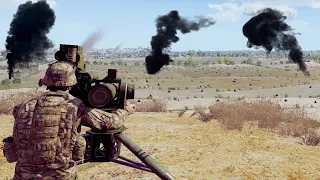 US Soldier Destroys 15 Tanks With BGM-71 TOW Missile System - Arma 3 Milsim