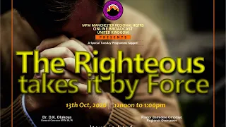 The Righteous Takes it By Force  I @ MFM Manchester United Kingdom [13-10-2020]