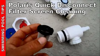 Polaris Quick Disconnect, Filter screen cleaning