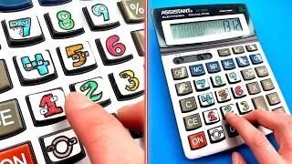 How To Draw Number Lore But Customizing Calculator Number Key 🥰 Number Lore DIY (1-10) in Real Life