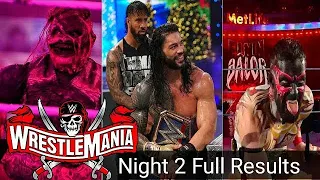 WrestleMania 37 Night 2 highlights! Results Prediction, Roman Reigns vs Daniel Bryan vs Edge, Fiend