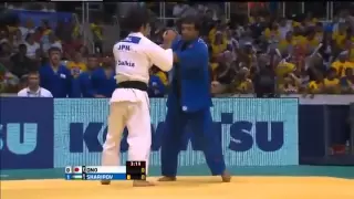 ▶ Shohei Ono[JPN] vs. Mirali Sharipov[UZB] 2013 Judo World Team Championships