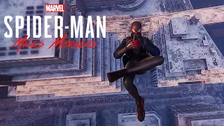 Texting While Swinging / Free Roam & Fighting Crime! | Spider-Man: Miles Morales | PS4 Gameplay